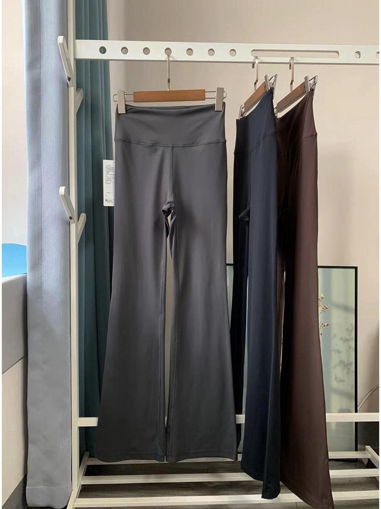 Расклешенные штаны для йоги с высокой талией для женщин в канадском стиле — эластичные, удобные, облегающие