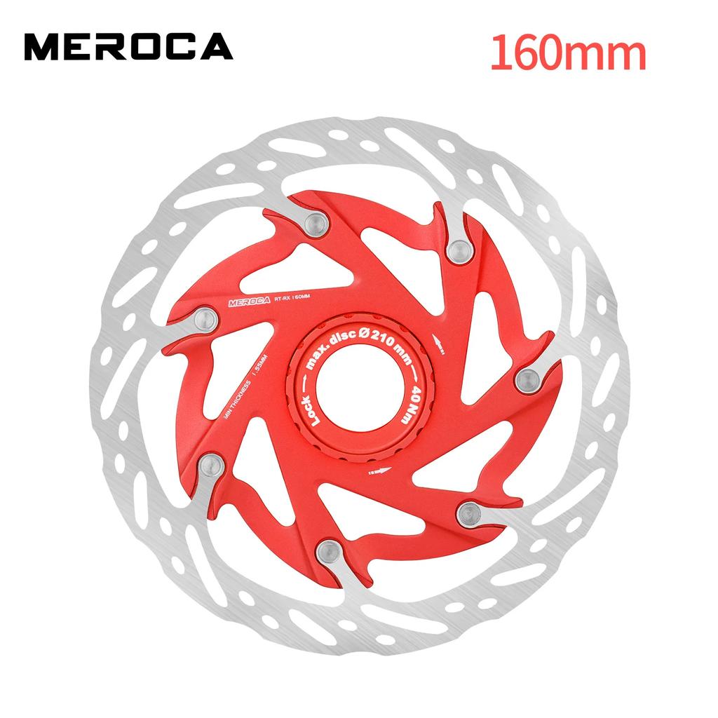 MEROCA XR Велосипедный Тормозной Ротор 140ММ 160ММ Велосипедный Ротор Centerlock Теплоотвод Плавающие Роторы Велосипедные Компоненты