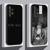 SWAG Чехол для телефона J-Justin-n B-Bieber Для Samsung S 9,10,21,30,22,23,24,25,Ultra,Plus,Lite,FE,4,5G Черный Мягкий Точный