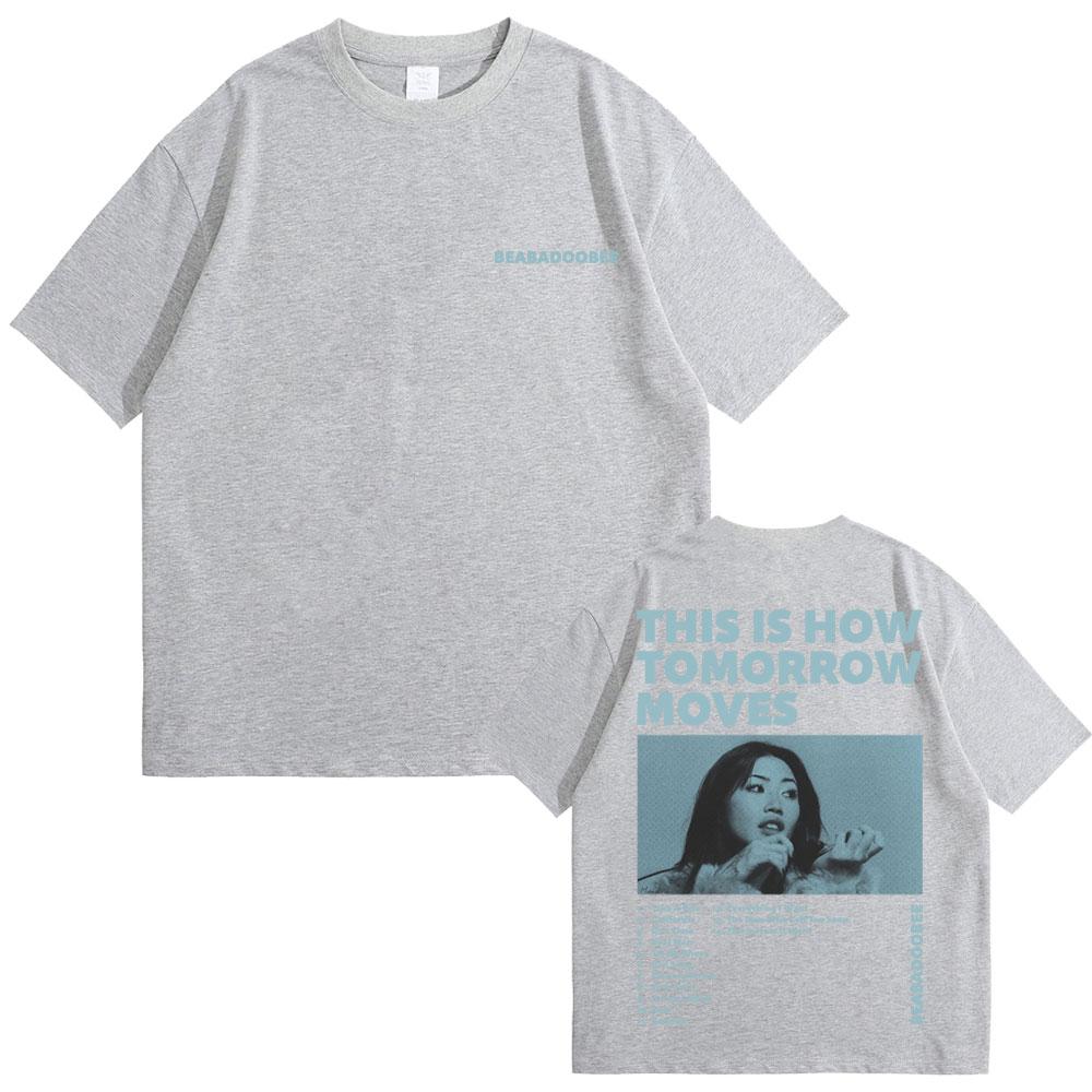 Beabadoobee Вот как движется завтра Обложка музыкального альбома Футболки Мужские Женские Модный тренд Футболка Мужская Повседневная Футболка оверсайз