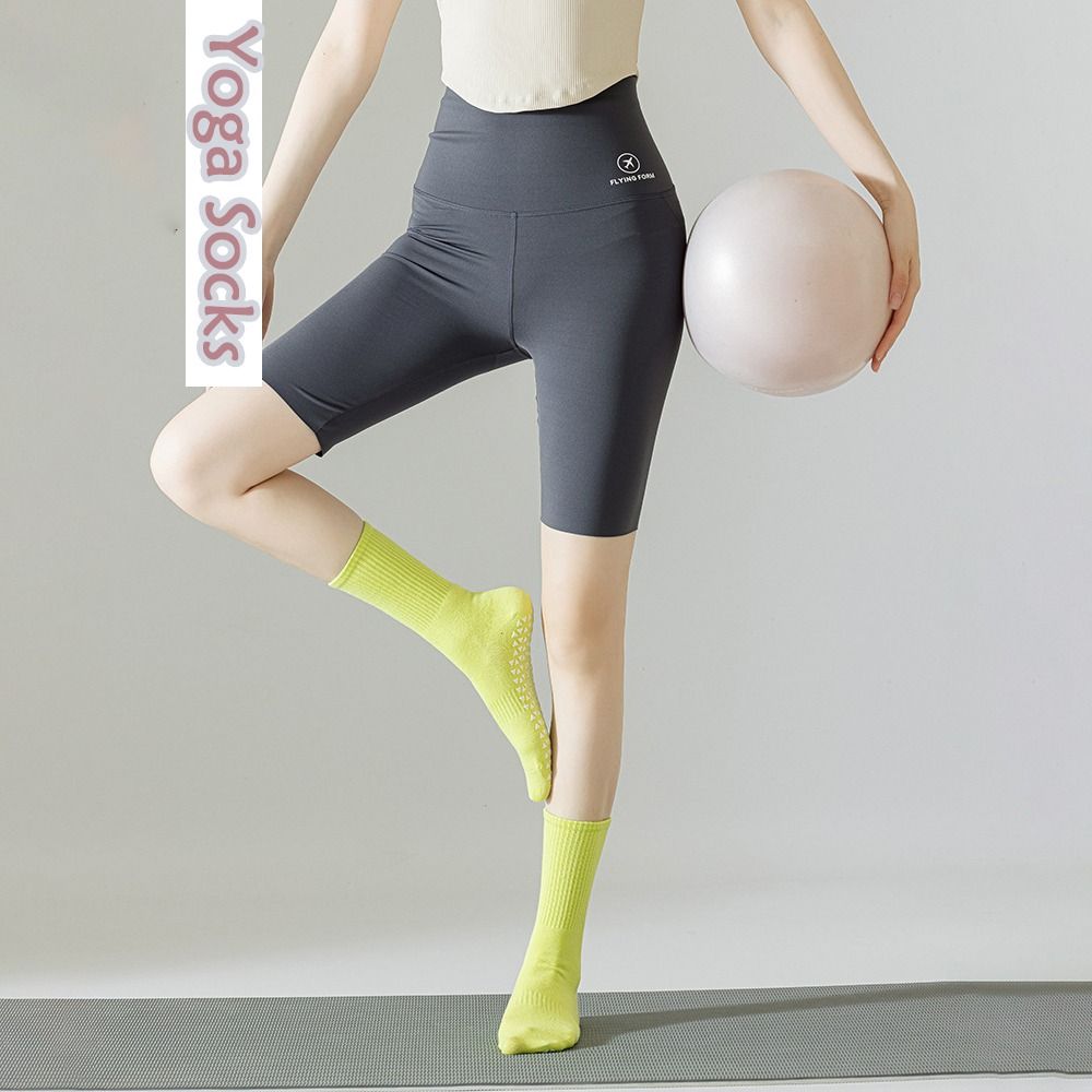 Нескользящие дозирующие напольные носки Дышащие вязаные спортивные носки Носки для хип-хопа йоги Четыре сезона