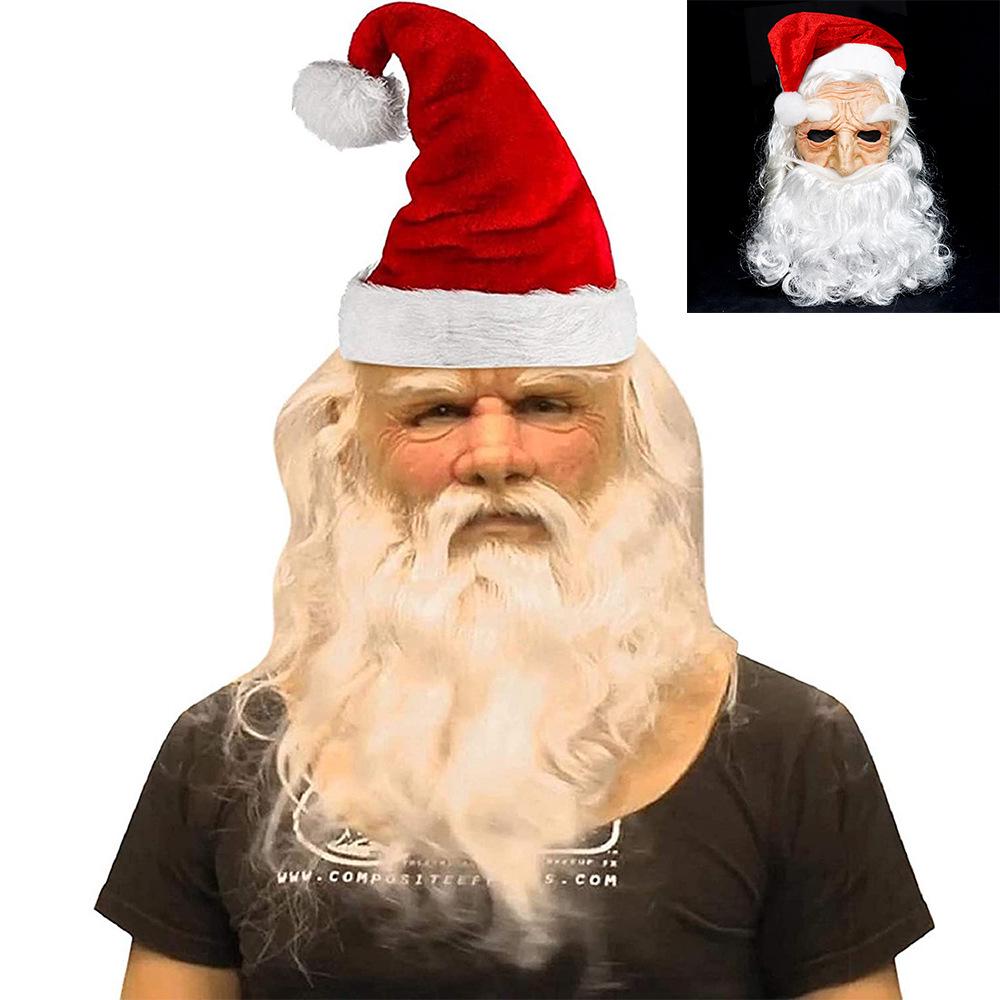 Santa Claus Mask for Christmas Parties and Role-Playing