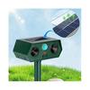 2024 Ultrasonic Animal Repellent, 1-Pack Solar Outdoor Deer Repeller with Motion Sensor, Deters Cats, Squirrels, Rabbits