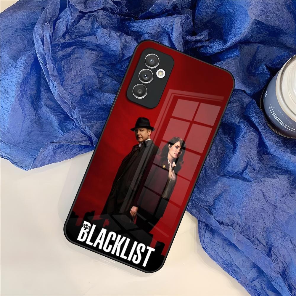 Чехол-телефон B-Blacklist TV для Samsung Galaxy S26 S25 S24 S30 S21 S23 S20 S22 Fe Pro Edge Ultra Plus Стеклянная крышка