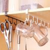 Kitchen Storage Rack Cupboard Hanging Hook Hanger Chest Organizer Mug Holder