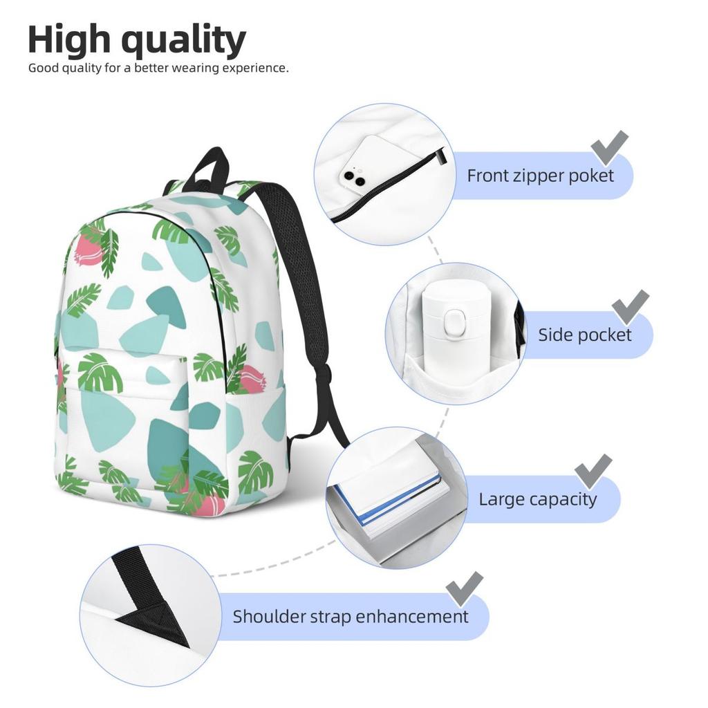 Рюкзак с рисунком Ивизавра Горячая Распродажа Daypack Большая Вместимость Детская Сумка для Книг Школьная Сумка Наплечные Сумки для Мужчин Женщин