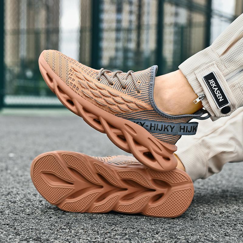 Мужские кроссовки большого размера, сверхлегкая спортивная обувь для бега, дышащие кроссовки с сеткой, уличная модная прогулочная обувь