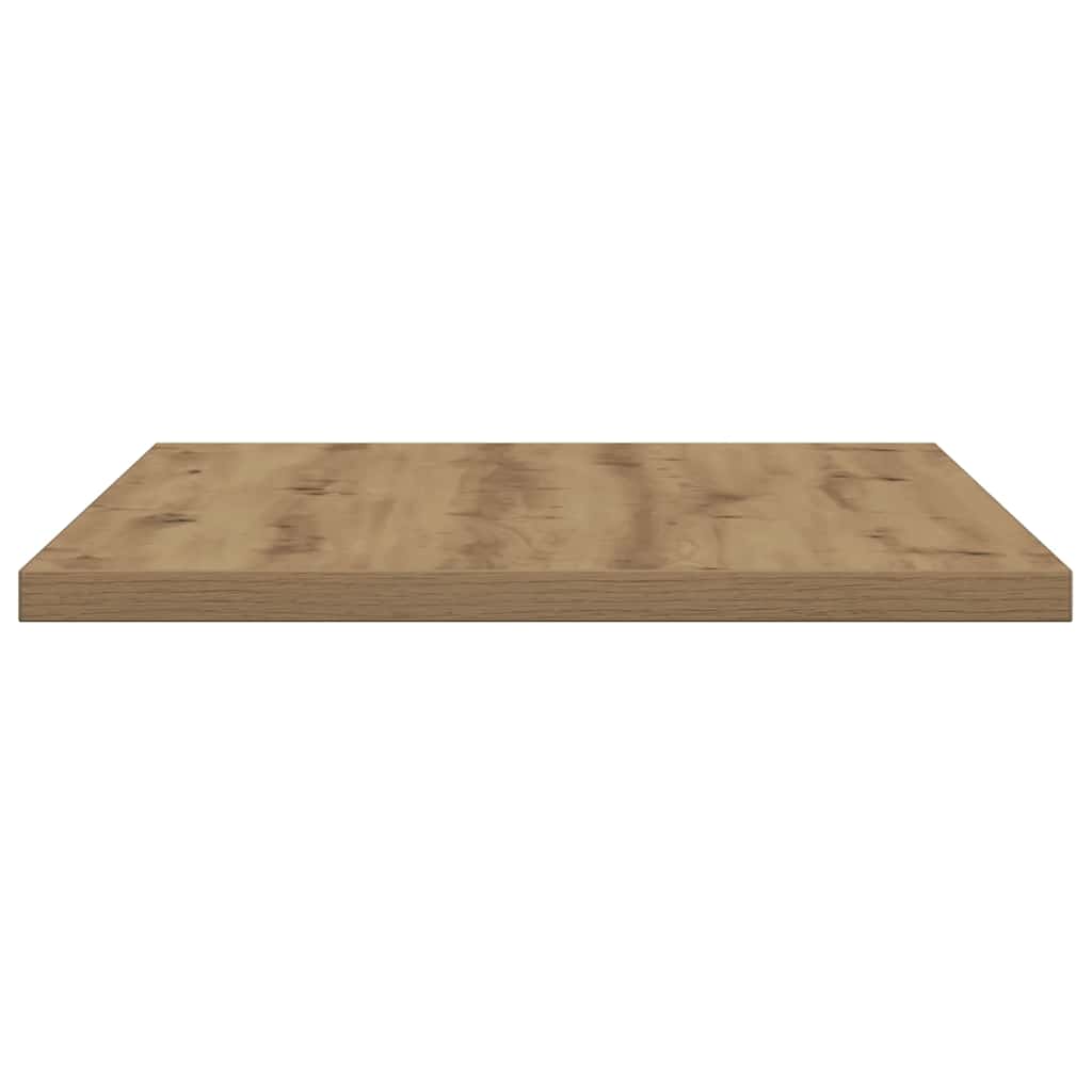Wall Shelves 4 pcs Artisan Oak Finish 60 x 30 x 1.5 cm Engineered Wood