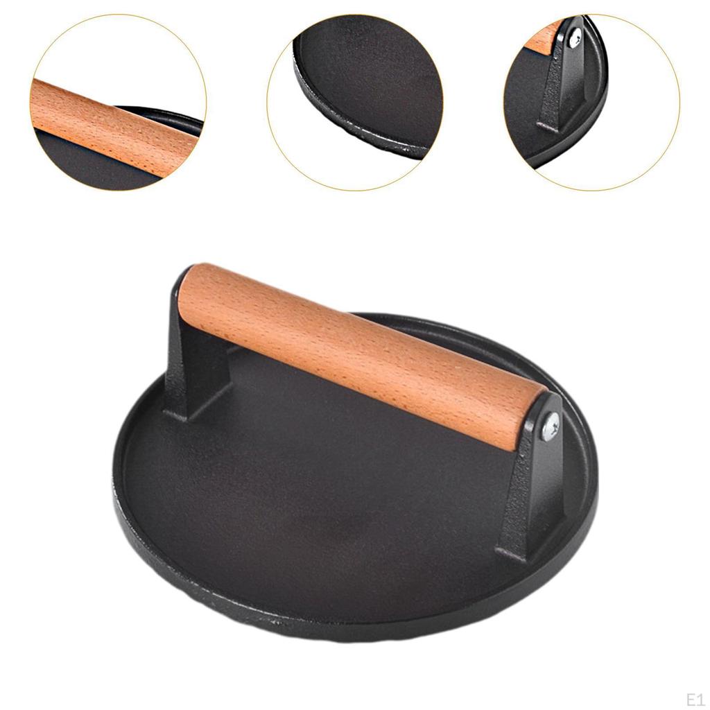 Бургер Пресс Барбекю Чугунный Антипригарный Сверхпрочный Гамбургер Стейк Для Дома