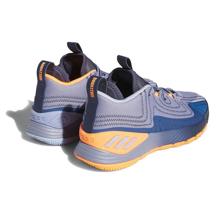 adidas Кроссовки унисекс D Rose Son of Chi 2 Born To Do This Фиолетовые, серебристо-фиолетовые, темно-синие HQ1011