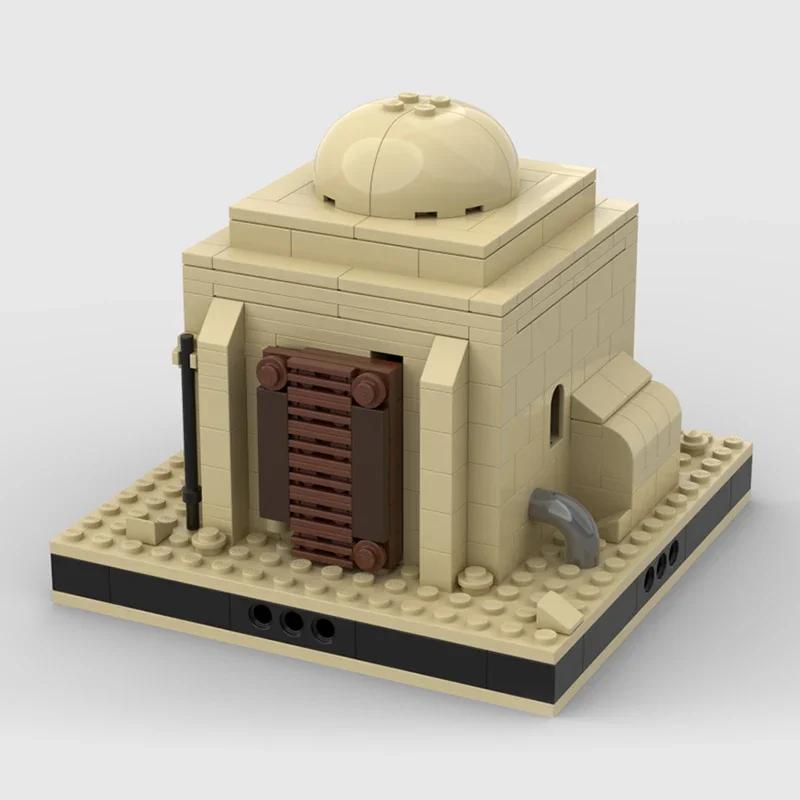 Popular Star Movie Model Moc Building Bricks Modular Space Desert House Technology Blocks Gifts Christmas Toys DIY Sets Assembly