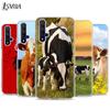 Милый силиконовый чехол в виде коровы для Honor 20 20S 20E 8 8A Prime 8X MAX 8C 8S 7A 7C 7S Pro Phone Case