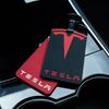 Автомобильная наклейка 2025 Новый Tesla 3D Дизайн Выделяющий Держатель для Ключ-карты Силиконовый Защитный Чехол Брелок для Tesla Model 3 Model Y Аксессуар