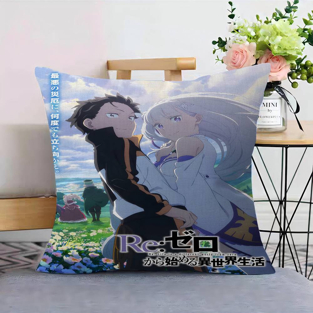 Hot game RRe Zero Anime Pillow Anime Pillow Sofa Bed Head Pillow Cover Cushion Cover x cm Fashion