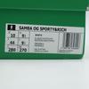 IE6975 Спортивные и Роскошные adidas Samba OG Кремово-белый Синий Rush Резиновая подошва (Мужской)