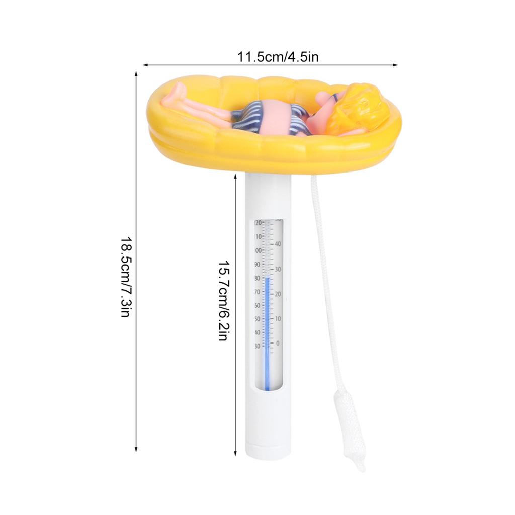 Lovely Cartoon Shape Floating Swimming Pool Thermometer Temperature Meter with Fahrenheit celsius Display