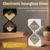 Adjustment Night Light Brightness 3D Hourglass Ornament Portable Electronic Timer  Kitchen