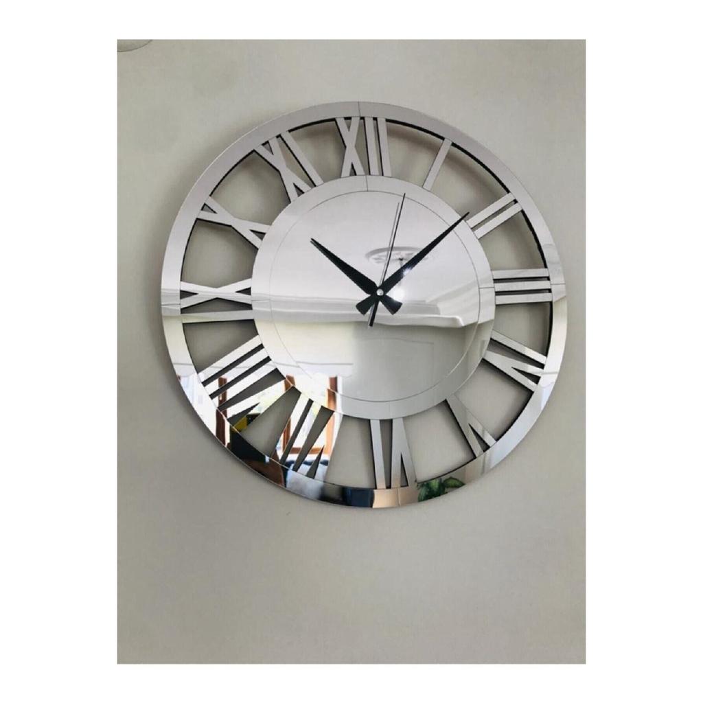 Серебряный набор из 3 предметов, декоративные настенные часы, 40 см, декоративные римские настенные часы, 20x50 см, боковые стороны, песочные часы