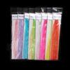 4packs Pearl Flash Tinsel Mylar Flashabou Tinsel Nymphs Streamer Saltwater Fishing Fly Tying Material Fishing Accessories