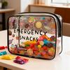 Trendy Large Capacity Makeup Bag Portable Medicine Theme Cosmetic Bag Multi-functional Visible Storage Bag for Women X1W7