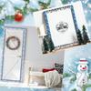 63ft Winter Bulletin Board Decorations Snowman Snowflake Xmas Tree Wave Trim Border for School Classroom Office Party (Cute Style)