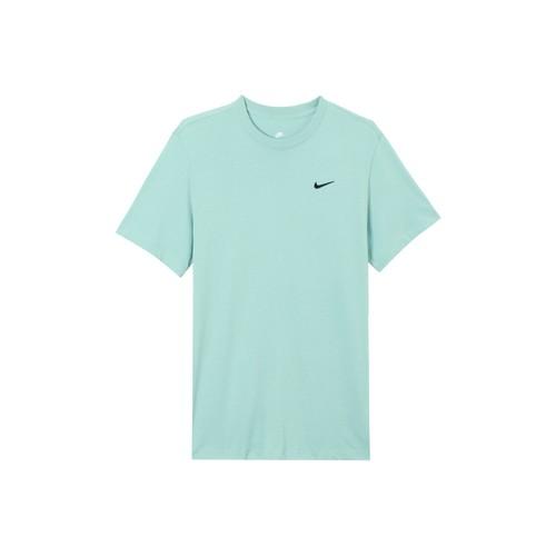 Nike Минималистичная мужская футболка с коротким рукавом и вышитым маленьким логотипом бренда