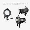 Godox S2 Upgrade Bowens Mount with Removable Gasket for Godox AD200 AD200pro AD300pro Round Head V1 Strobe and Compatible with Beauty S-Bracket