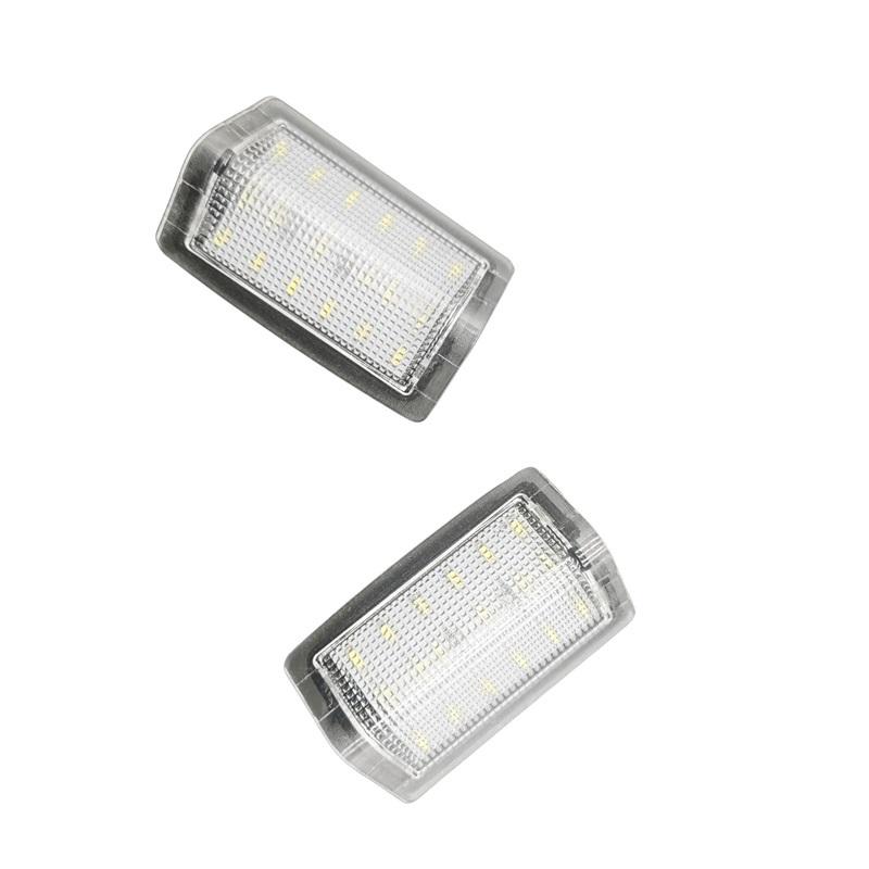 2PCS Car LED Door Welcome Light For Mercedes-Benz W176 W246 W204 W205 W212 W213 S212 W166 X166 X205 A0028201901