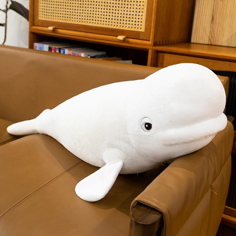 Marine animal series simulated whale plush toy doll large pillow bed cushion doll