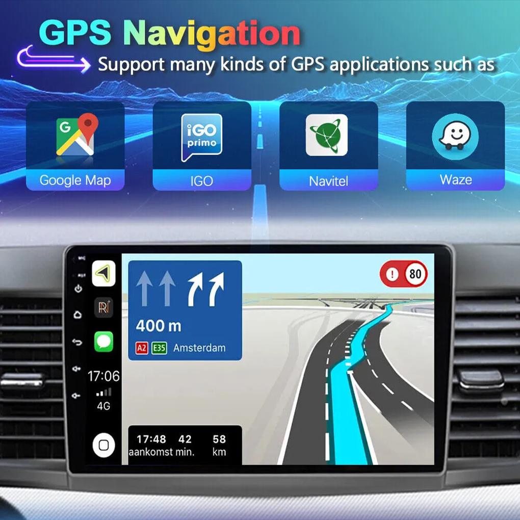 For Mitsubishi Lancer 2008-2012 Android 13 Car Radio GPS Navi Stereo BT 2 Din GPS Carplay Car Radio Multimedia Video Player