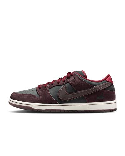 Riot Skateshop × Nike SB Dunk Low Pro QS Махагон FZ1289-200 Мужской размер
