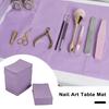125 шт. одноразовый коврик для настольных полотенец для дизайна ногтей, водонепроницаемый 3-слойный коврик для дизайна ногтей, лист бумаги, чистые подушечки, коврик для татуажа, чехол для стола для ногтей, крышка для татуажа