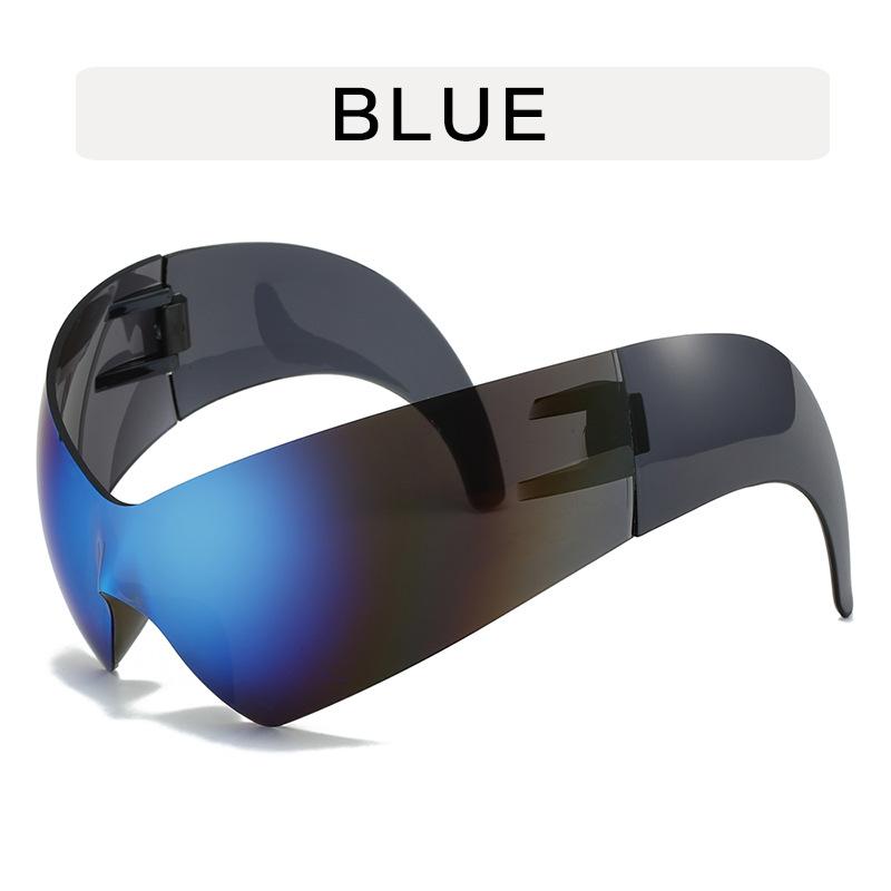 Панк Y2K Стильные Солнцезащитные Очки для Мужчин Модные Тренд Защита от УФ Лучей Солнцезащитные Очки Мужские Велоспорт Альпинизм Солнцезащитные Очки для Женщин