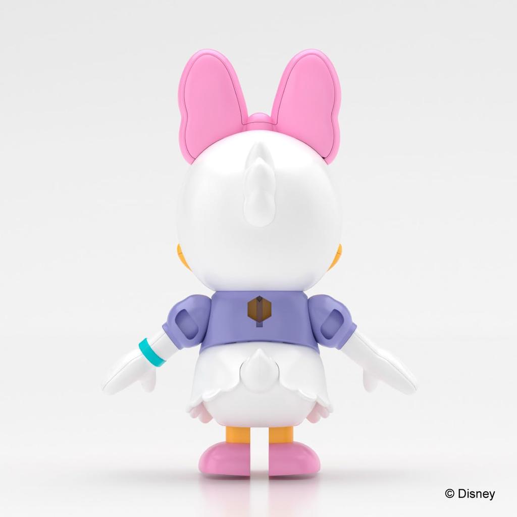 Aoshima Rakupla Tokotoko No DP-08 Disney Daisy Color-Coded Plastic Model Kit