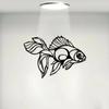 1pc Carp Metal Wall Decoration - Modern Art for Halloween, Stylish Interior and Outdoor Home Décor, Unique Wall Decoration
