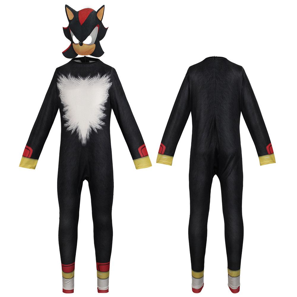 Jumpsuit Cosplay Halloween Children Party Carnival Anime Game Clothes With Mask