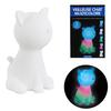 [Q5412] - Children's Night Light 'Cats' White - 20x13. 5x13cm