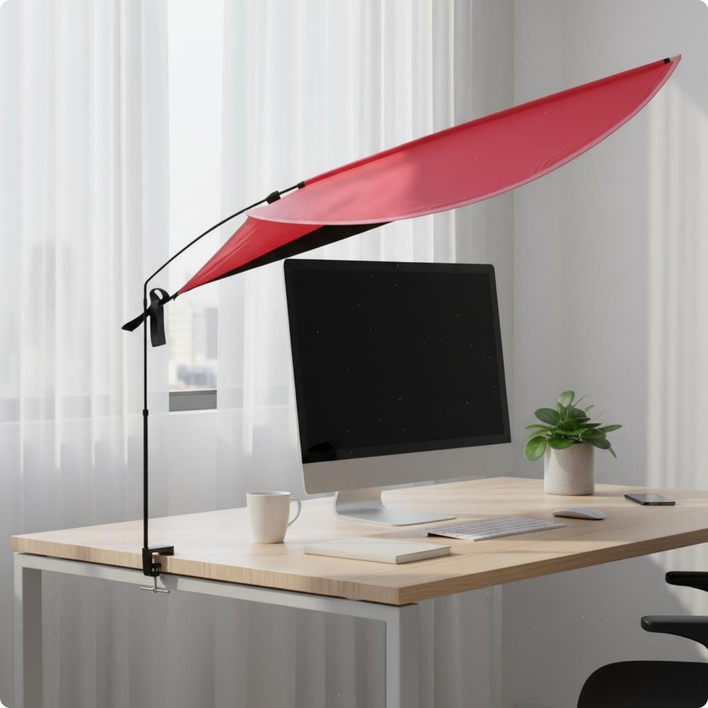 Air Conditioner Blocker Screen Multi Use Office Light Blocker Light Blocking Desk Canopy Glare Reduction Indoor Sunshade