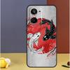 Koi Fish Yin Yang For Realme GT7 Pro GT6 C61 C67 C63 C71 C55 C51 C65 C53 C75 10 11 12 13 14 15 Pro Plus Case
