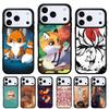 Аниме Забавный Лис Чехол для Телефона для iPhone 17 16 15 14 13 Pro Max Задняя Крышка для 12 11 Pro Coque
