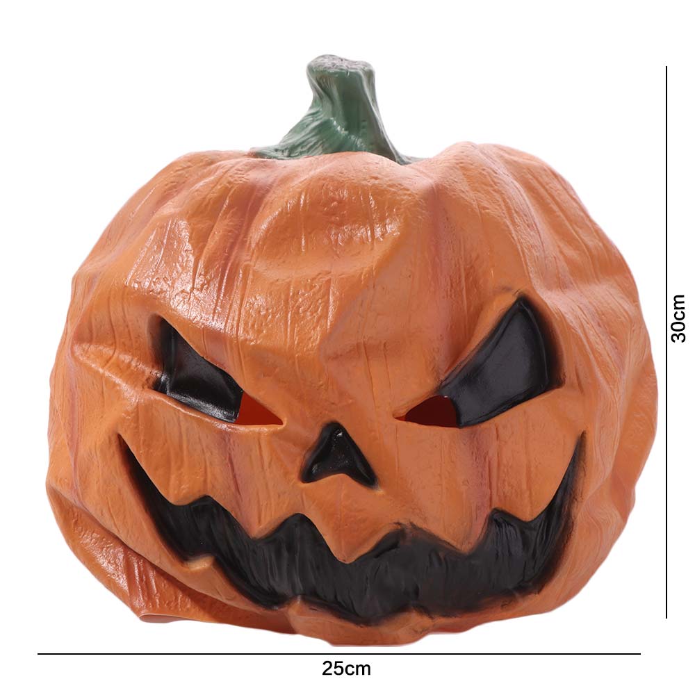 Head Cover Halloween Pumpkin Head Mask Latex Scary Pumpkin Mask Masquerade Mask Carnival Event