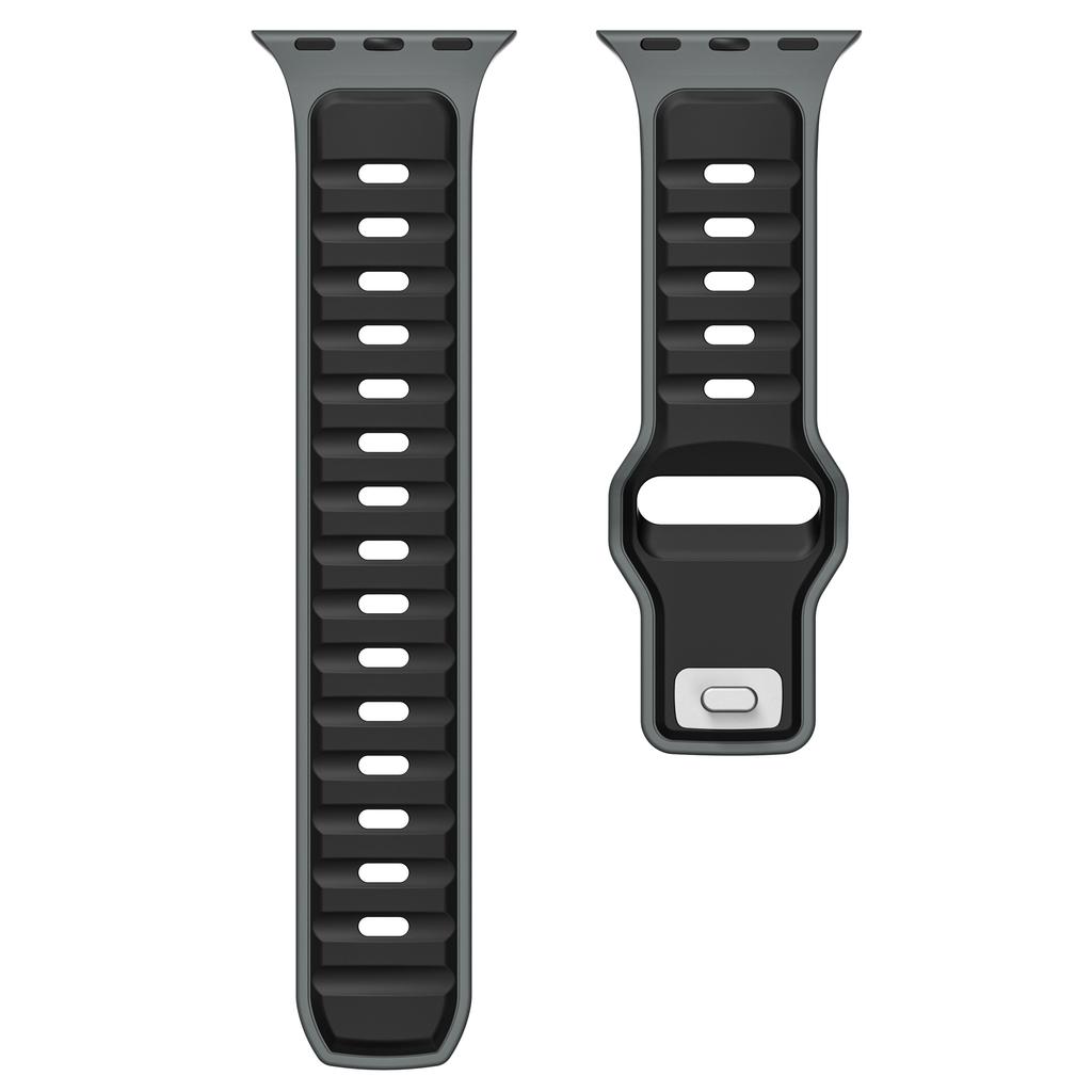 sport silicone Bands For Apple watch Ultra2 3 strap 49mm 46mm 45mm 44mm 42mm Bracelet correa IWatch Series 11 10 9 8 7 6 5 SE 3