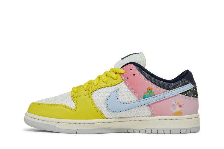 Мужские кроссовки Nike SB Dunk Low Pro Be True Xavier Schipani Мультиколор/Розовый взгляд/Парус