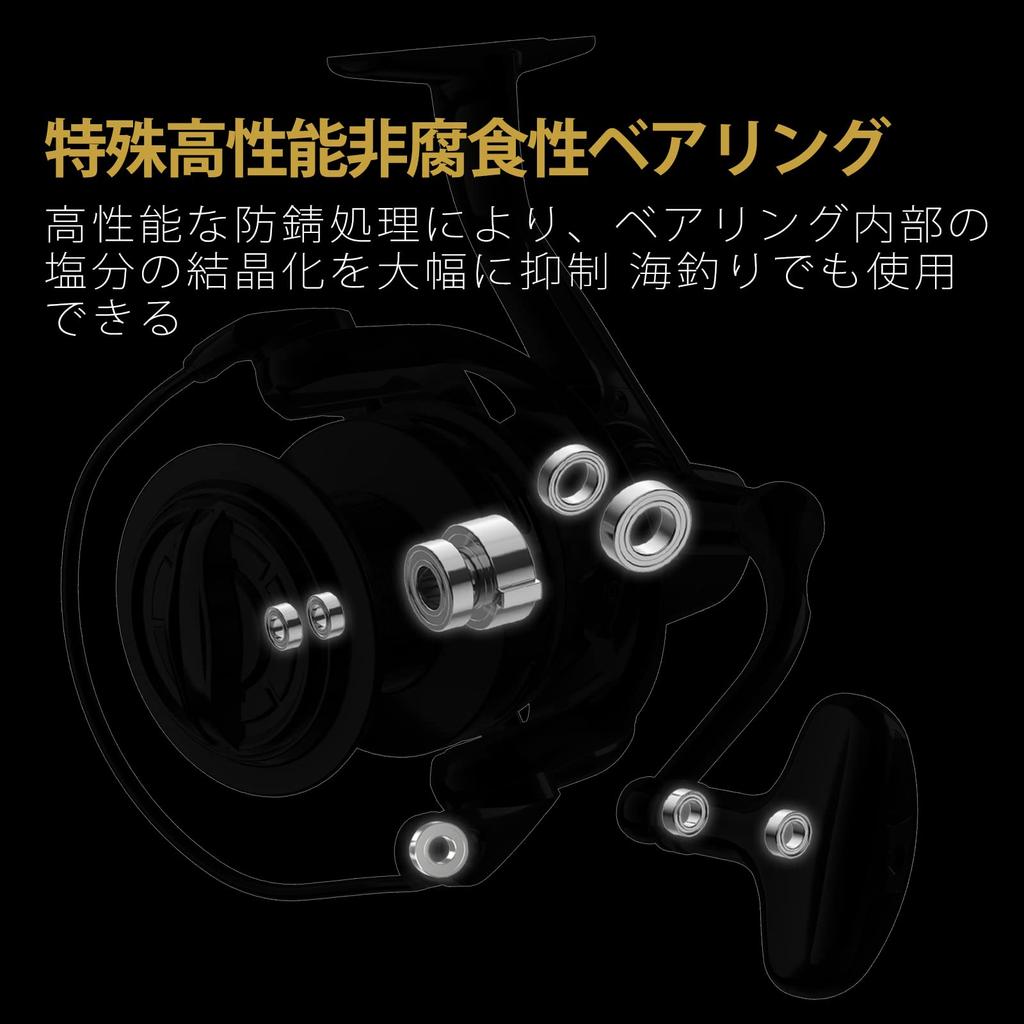 WATACHAMP ORION Катушка для спиннинга Катушка для дальнего заброса Рыболовная катушка FD 6000 Шарикоподшипник Максимальное сопротивление 15 кг 7+1