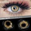 Eyeshare 2pcs/pair Colored Contact Lenses for Eyes Colored Eye Lenses RICH GIRL Contact Lens Beautiful Pupil Cosmetics Yearly