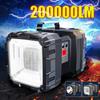 Bright Double Head Handheld LED Spotlight Flashlight Searchlight Waterproof Rechargeable Floodlight LED Work Light Outdoor Hiking Camping Lantern