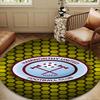 Ham-worthy United Football Club  Round mat Home Decor, Chair rug For livingroom,Bedroom, doormat home decor Birthday Gift Christmas Gifts