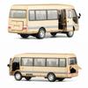 1/32 TOYOTA Coaster EX Модель игрушечного автомобиля Автобус класса люкс MPV Литая миниатюрная маршрутка для детей Коллекция с инерционным механизмом Подарок Мальчик Ребенок