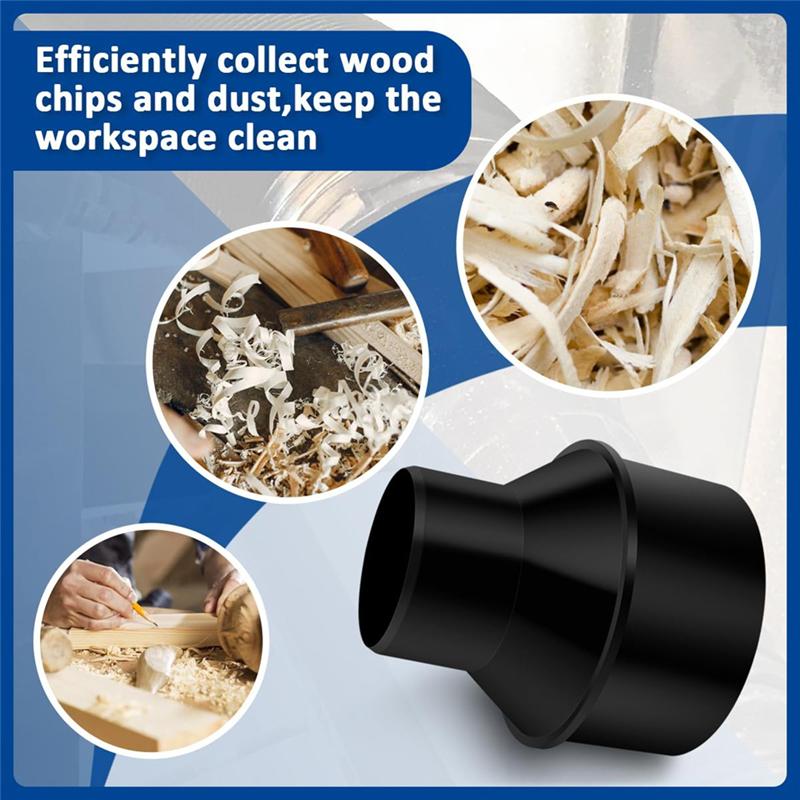 A65T-For Woodworking Dust Collection Hose And Dust Ports Kit Includes 4 Inch To 2-1/2 Inch Reducer Fitting