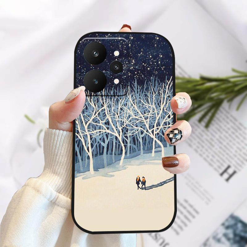 Чехол для Realme 15 15Pro 5G Стильный чехол с принтом на задней панели Для Realme15 15 Pro Мягкий ТПУ Силиконовый Funda Capa RMX5101 RMX5106 Бампер